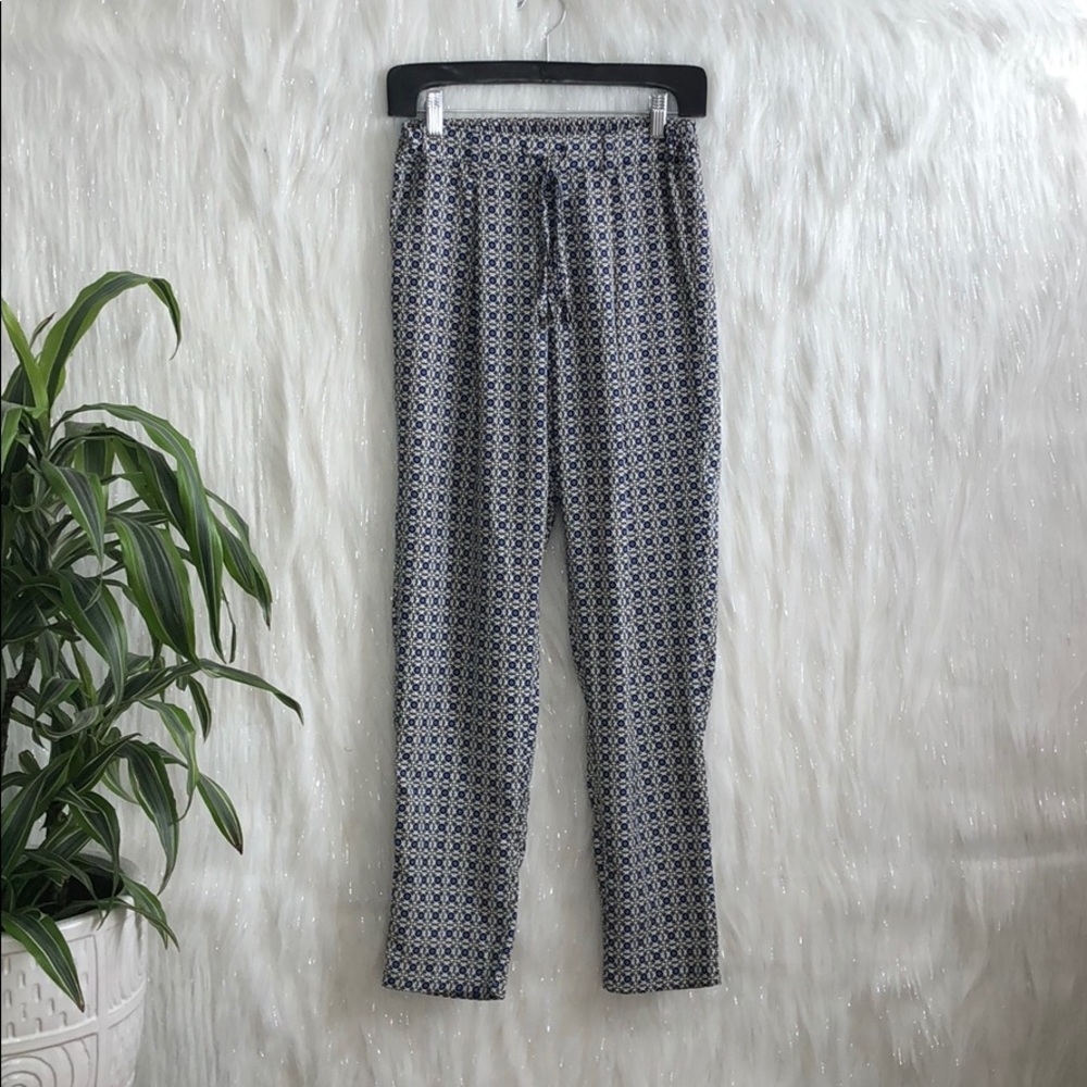 Harlowe & Graham Floral Palazzo Print Pants